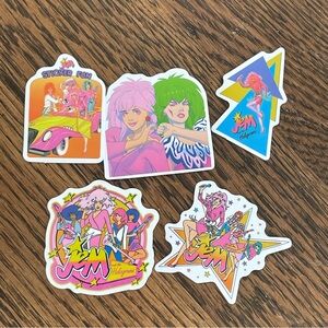 Vintage Inspired Jem & the Holograms Decal Sticker Collection🩷🎶